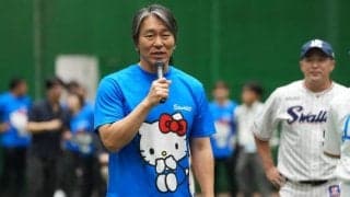 松井秀喜氏のマン振りに由伸氏も大興奮「さすが、さすが！」　室内に響き渡った“轟音”