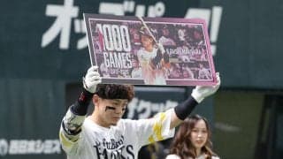 【ソフトバンク】牧原大成、通算1000試合出場　育成出身では巨人甲斐以来２人目