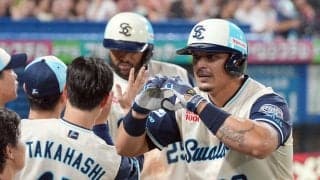 【ヤクルト】今月初の連勝！今季初のオスナ＆サンタナがアベック弾　高橋奎二６回０封５勝目