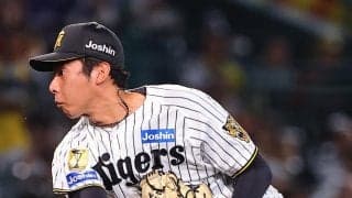 【阪神】３番手で神宮僚介が７回に登板　わずか７球で３人斬り！