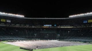 【阪神】気になる天候　15日は雨模様!?　試合後、甲子園球場の内野グラウンドにシート