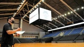 5千人収容に拡張、VIPルームも　松江市総合体育館リニューアル