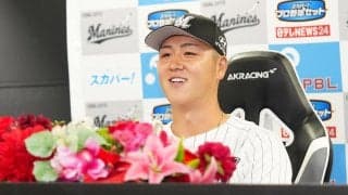 【ロッテ】山口航輝「サヨナラの味を知ってしまった」弾丸弾で「スカパー！サヨナラ賞」受賞