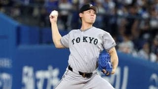 【巨人】平内龍太の“幻惑アンダースロー”がまさかの死球　蝦名に直撃し即座に駆け寄って謝罪