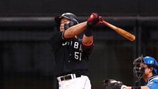 ロッテ・山口が勝ち越しの３０号ソロ　１試合２発で大台到達　球団日本人選手では落合博満以来４０年ぶりの快挙