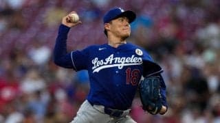 山本由伸が自己最多14勝目　7回7K0封＆13連続アウトに敵地沈黙…ド軍は地区優勝M2