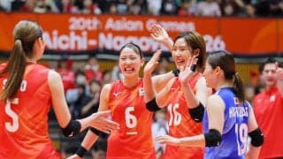 女子日本代表　アジア競技大会初戦はネパールをストレートで下し白星発進
