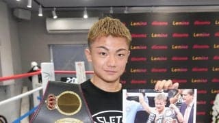 ボクシング最速タイの世界王者・吉良大弥、門真市を表敬訪問「心のつながりを感じさせてくれる」