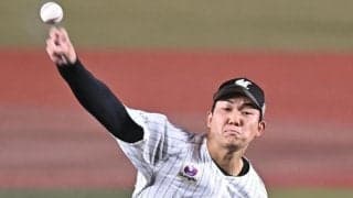 ロッテ　プロ初登板のドラ１石垣元気は１回無失点で交代　直球中心に１６球