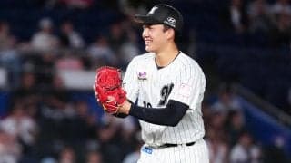 【ロッテ】石垣元気がプロ初登板初先発　１回は３人で締める　三振ゲッツーに笑みこぼれる