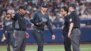 【オリックス】曽谷龍平が左肘違和感で緊急降板…５回まで無失点、６回に適時打浴びた直後に異変