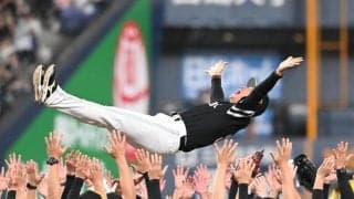 ソフトバンクが６０年ぶり３連覇達成！胴上げ仕切り直しのハプニングも７度、宙を舞う　破竹の９連勝で他球団の追随許さず独走＆圧倒Ｖ　新戦力の台頭＆ベテランの復活が原動力に
