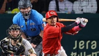 【広島】菊池涼介が２年ぶりシーズン100安打「数字どうこうで野球はやっていないので」