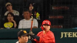 【広島】14勝左腕撃ち！リードオフマン大盛穂が存在感　高橋遥人から甲子園バックスクリーン弾