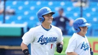 ドラフト上位候補の青学大・渡部海が技ありの３ラン本塁打　前週から内角攻めを克服
