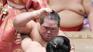 「おたふくかぜ」から1日で復帰、十両生田目が3勝目「もう元気。師匠とお医者さんに任せてる」