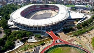 韓国の試合前に北朝鮮の国歌、アジア大会で不手際　行事で秀吉登場も