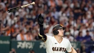 【巨人】泉口友汰が９回劇的サヨナラ２ラン　投手戦に終止符　3連敗止め首位阪神と1差キープ