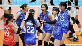 バレー女子　日本が開幕２連勝！インドネシアに思わぬ苦戦　１セット落とすも１次Ｌ１位通過決定　２０歳秋本美空ら若手が躍動
