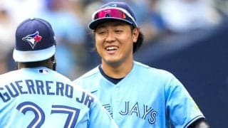 「可愛すぎる」「似合いすぎでしょ」岡本和真らがカウボーイ姿で移動…新人選手恒例の仮装にファン反響