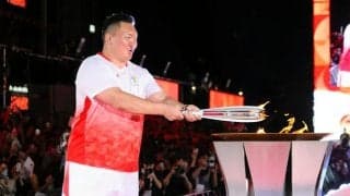 1千人つないだ聖火、最終ランナーは白鵬さん　アジア大会きょう開幕