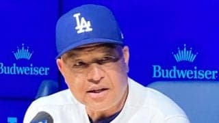 ロバーツ監督　激レア１イニング４発に「非常に高いレベルの才能が揃っている」大谷翔平不在でも攻撃力落ちず「うれしいことだ」２１歳新星も躍動