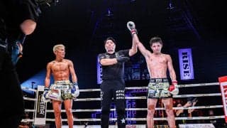 【RISE】玖村将史が起死回生の二段飛びひざ蹴りでダウン奪い返し、山田貴紀に延長判定勝ち