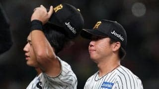 阪神　村上は５回４安打２失点で降板　３試合連続で勝利投手の権利をつかめず