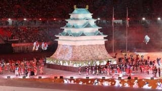 国内外からアジア大会開会式へ　紛争と対立を乗り越え名古屋で開幕