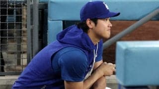 「部屋に飾りたい写真」　捕獲された大谷翔平…極太腕で“逃がさないよ”、X爆笑「優しくね」