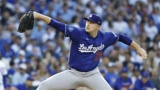 ドジャース　スクバルがベンチで大荒れ　グラブ＆帽子＆ドリンクも投げつける「理想の投球ができなかった」移籍後ワースト４失点で５回降板も１１勝目