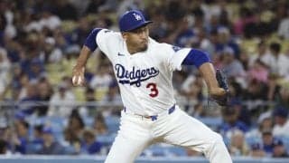ドジャース　ディアスが連投で最速１５９・５キロ　１回無安打無失点　フォーシームの球威復活　スライダーでは空振り奪えず