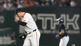 巨人　小笠原慎之介がパーフェクトの快投から先制被弾　オスナに直球を狙われる　首位浮上かかる一戦で主導権渡す