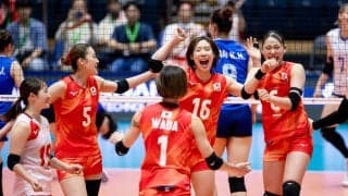 女子日本代表　チャイニーズタイペイをストレートで下し準決勝進出