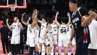 【バスケ】男子日本が金メダル逃す、若手主体で64年ぶり決勝も韓国に敗れる
