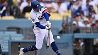 ド軍が逆転勝ちで4連勝　キケ決勝二塁打でジ軍スイープ…大谷は戦況見守る、17戦14勝