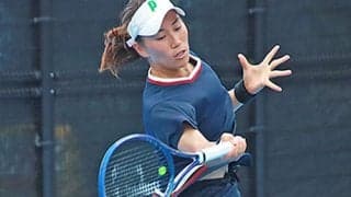  阿部宏美 逆転勝ちでV、単複2冠達成 