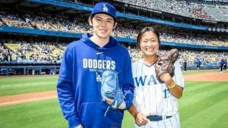 ドジャース　始球式登場の高校１年生に反響　ダイナミックな投球フォームが「カッコいい」グラウンドへ一礼の振る舞いも「素晴らしくて感動」