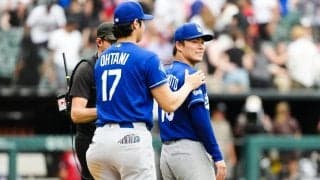 大谷翔平＆由伸と“もう1人”　微笑ましい関係が「流行ってるの？」「ホンマに愛されとんな」