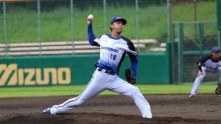 ＮＰＢ１１球団が熱視線！パナソニック・柿本が８回１失点　１５０キロ計測　巨人スカウト「即戦力で楽しみな投手」