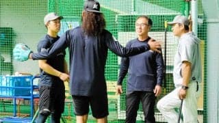 ロッテ・石垣元気「ジャクソン教室」で金言　通訳交えてのアドバイスに直立不動「得たものがある」