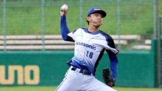 １５１キロ右腕・柿本　ＮＰＢ１１球団スカウトの前で８回１失点　パナソニック３年ぶり日本選手権に王手