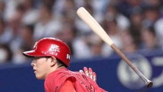 広島・佐藤啓　意地の高橋宏斗撃ち　中京大中京時代の１学年後輩、３度目対決で中前初安打「真っすぐに振り負けないように」