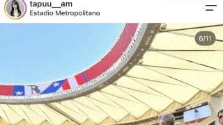 ソフトバンクの元チア　ヘソ出しの着こなしでサッカー観戦「Aiかと…」