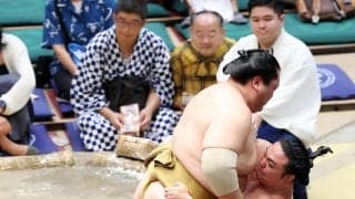 炎鵬「燃えたけどはじき返されました」中学時代のチームメート輝の10連勝阻めず６敗目