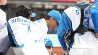 【日本ハム】引退試合の中島卓也が声出し「今日が一番のノックでした。これ以上話すと泣きそう」