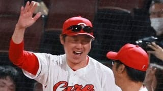 【広島】新井監督の続投決定直後の一戦は劇的なサヨナラ勝利、新井チルドレンの勝田成がＶ犠飛