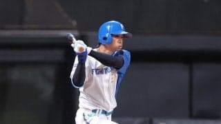【日本ハム】中島卓也が引退試合で今季初安打、快足飛ばし内野安打　塁上で目を潤ませる