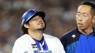 ＤｅＮＡ・宮崎が死球受け緊急交代　アクシデントに横浜スタジアムが騒然　試合後には打撲の診断受ける