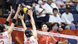 【バレー女子】日本、崖っぷち　中国に第２セットも奪われる　悪い流れ断ち切れず　４８年ぶり金メダルに大ピンチ…アジア大会